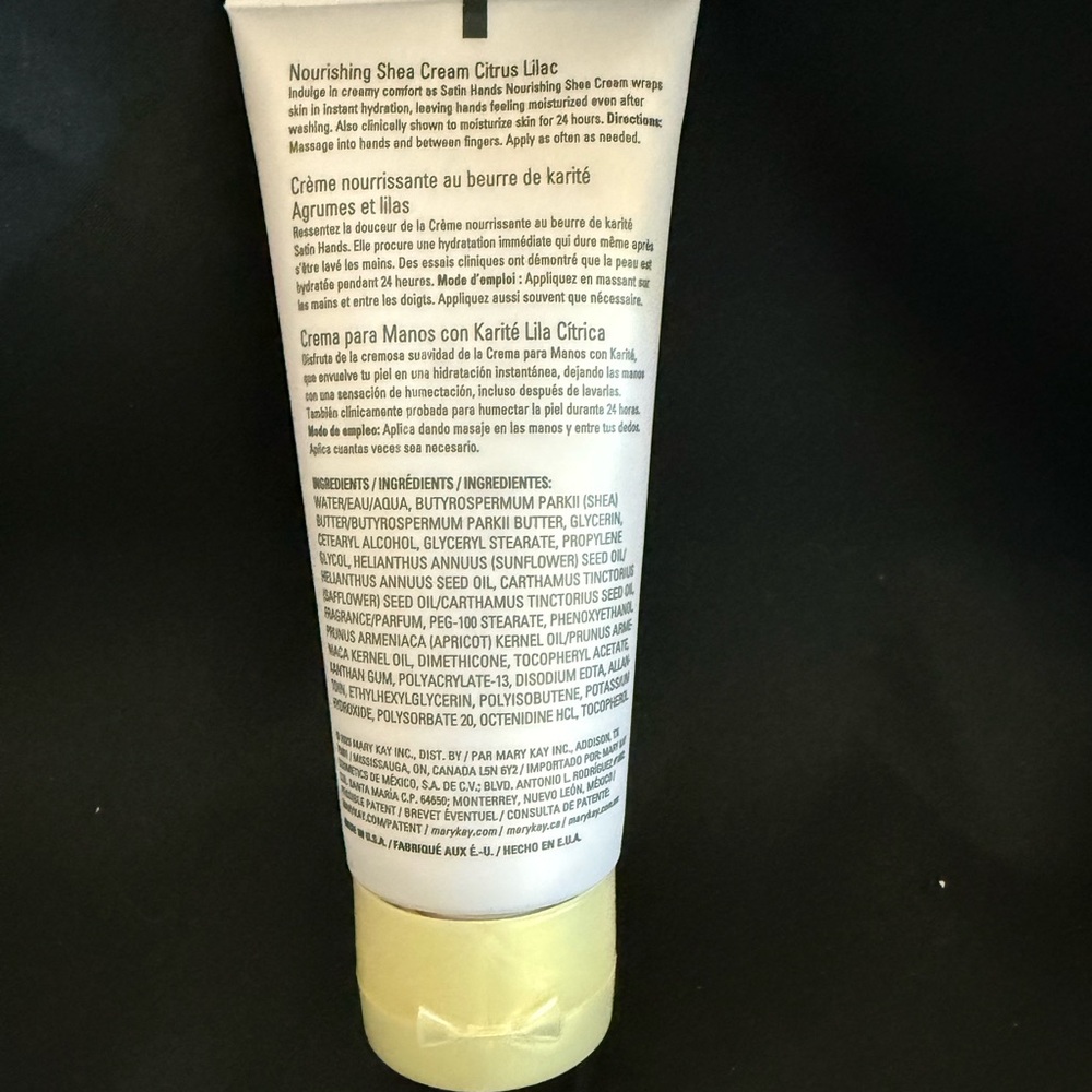 Mary Kay Satin Hands Nourishing Shea Hand Cream - Citrus Lilac - Limited Edition - Picture 2 of 2